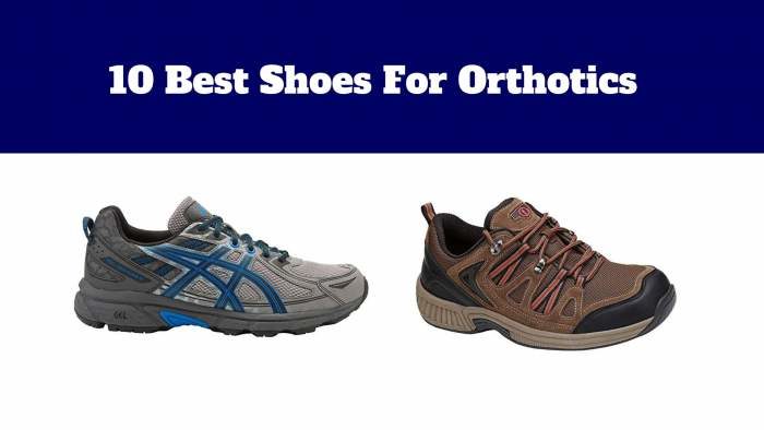 best athletic shoes for orthotics